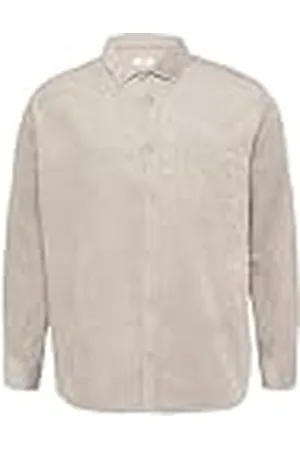 QS by s.Oliver 2158924 Camisa de Pana de Manga Larga, , XXXXXL Hombres