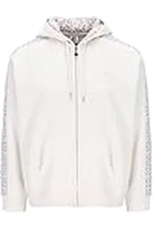 Russell Athletic Apex-Zip Through Hoody-Leopard Hood Lining Túnica de enfermería, , M para Mujer