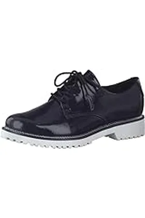 Marco Tozzi 2-2-23712-20, Oxford para Mujer, Azul (Navy Patent), 39 EU