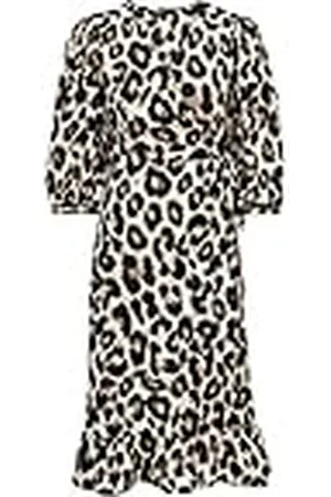 ONLY Onlolivia 3/4 Wrap Midi Dress Wvn Noos Vestido, , L para Mujer