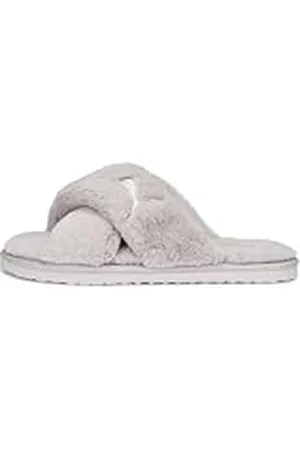 PUMA Correa Fluff X, Sandalias deslizantes Mujer, Mármol Blanco, 35.5 EU
