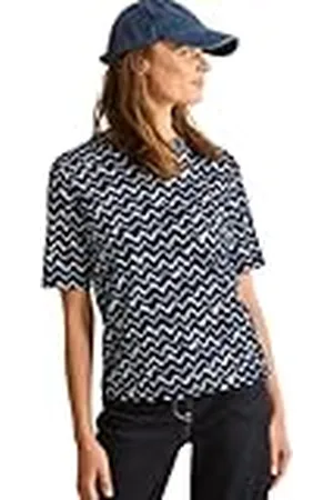 CECIL B322918 Camiseta con Estampado mínimo, , XXL Mujeres