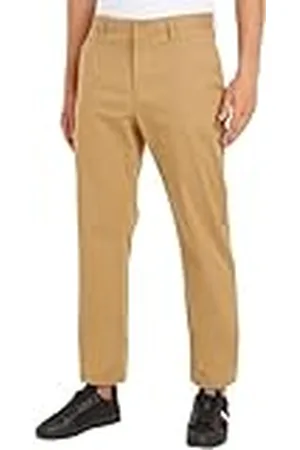 Tommy Hilfiger Pantalón Hombre Essential Twill Chino Corte Normal, Verde (Classic Khaki), 38W / 28L