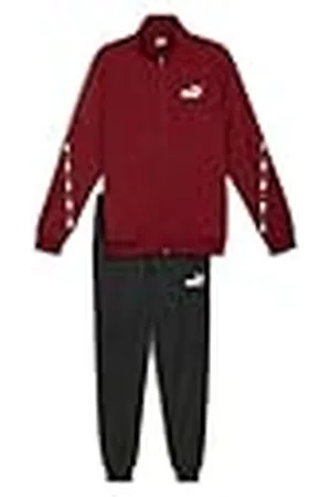 PUMA Traje de chándal para hombre, color rojo intenso, talla XL UE