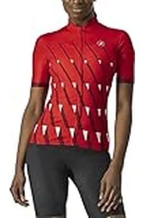 Castelli 4522059-023 PENDIO Jersey Sudadera para Mujer, Rojo/Burdeos-Blanco XL, Rot/Bordeaux-White, XL