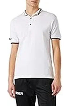 Legea Polo DACCA MC,Blanco-Negro,XS,Unisex