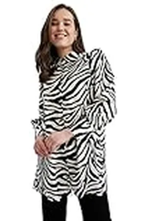 DeFacto Z5838AZ Camiseta túnica, , XL para Mujer
