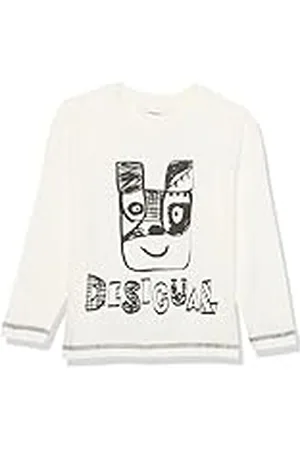 Desigual Kids New AW23 3 Colors T-Shirt, White, S Boy