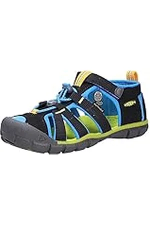 Keen Seacamp 2 Cnx, Sandalias para Unisex niños, Negro (Black/Brilliant Blue), 29 EU