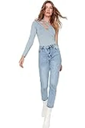 Trendyol Jeans Acampanados y con Corte de Bota, , 62 para Mujer