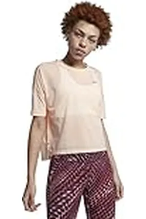 Nike Camiseta de Manga Corta para Mujer Tailwind, Mujer, Parte Superior de Manga Corta., 890991-827, , Extra-Large