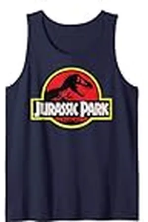 Jurassic Park Distressed Vintage Logo C1 Camiseta sin Mangas