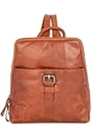 Spikes&Sparrow Mochila de piel Texas Brandy, , talla única, Casual