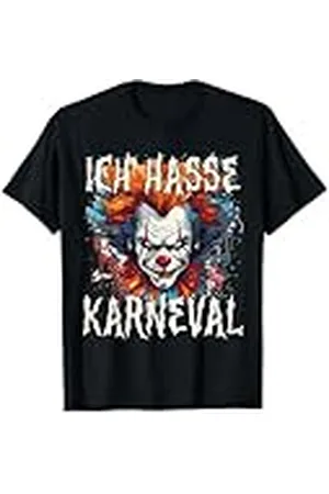 mh-artworx Ich Hasse Karneval, Colonia Alaaf Helau Fasching Bad Clown Camiseta