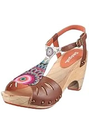 Desigual SHOES_SHEENA 21SS114 - Sandalias de vestir de cuero para mujer, , 41