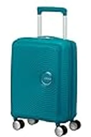 American Tourister Soundbox Mini - Spinner XS, Luggage para niños, 47 cm, 22 L, Azul (Profundo Verde Azulado)