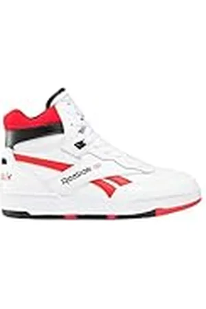 Reebok BB 4000 II Mid, Zapatillas, White/VECRED/Black, 34.5 EU