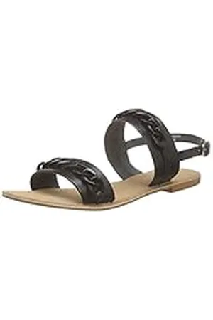 VERO MODA Sandalias de Piel Vmbianca, Abiertas Mujer, , 38 EU