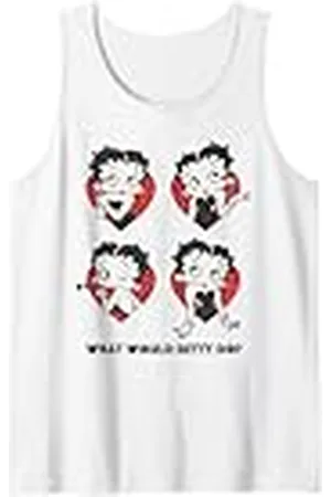 Betty Boop ¿Qué haría Betty Corazones Camiseta sin Mangas