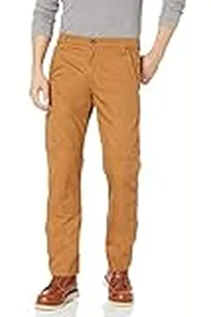 Dickies Duck Double Knee Pant Pantalones de utilidades de Trabajo, Marrón (Stonewash Brown), 32W/40L para Hombre