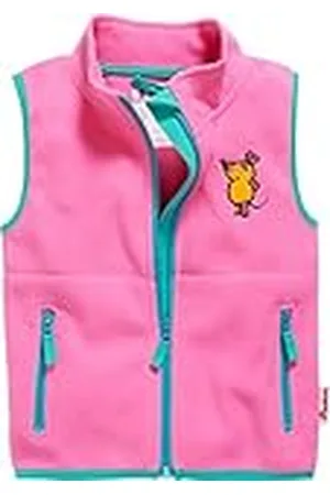 Playshoes Fleece Vest The Mouse Chaleco, Pink, 80 Unisex niños