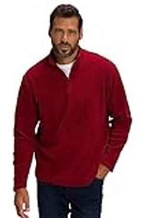 JP 1880 Troyer, Forro Polar, Cuello Alto, Cremallera Chaqueta, Herrumbre, XXXXXL para Hombre