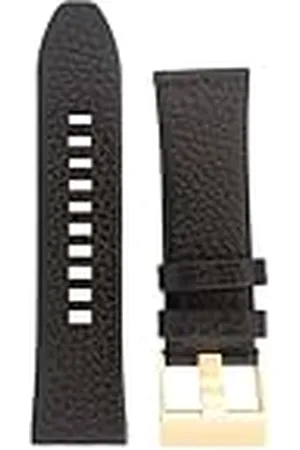 Diesel Relojes de pulsera para hombre, 26 mm, piel negra, correa de repuesto original para DZ4344, , Correa