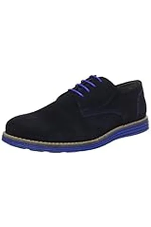 SELECTED Selected Homme Sel Sprint ID - Zapatos Planos con Cordones para Hombre, Azul, Azul y Azul, 41 EU