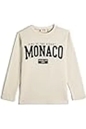 Koton T-Shirt Long Sleeve Crew Neck City Themed Printed Cotton, Camiseta niños,