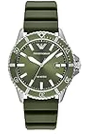 Emporio Armani Reloj Analógico para Hombres de Cuarzo con Correa en Silicona AR11638