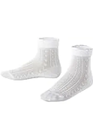 Falke Romantic Net K So algodón lisos 1 par, Calcetines Unisex niños, , 31-34