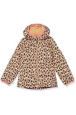 Amazon Chaqueta Acolchada con Capucha, Plegable, Ligera y Resistente a la Lluvia Niña, , 3 años