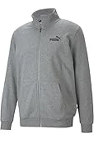 PUMA ESS Track Jacket TR, Hombres, Medium Gray Heather, M