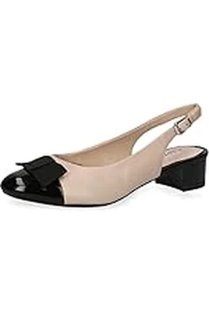 Caprice 9-9-29501-20, Zapatos de tacón Mujer, Beige (Beige Black), 37.5 EU