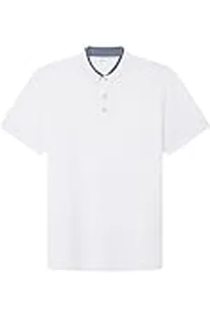 Springfield SPRINGFILED, Hombre, Polo Piqué Slim Cuello Mao, White, L