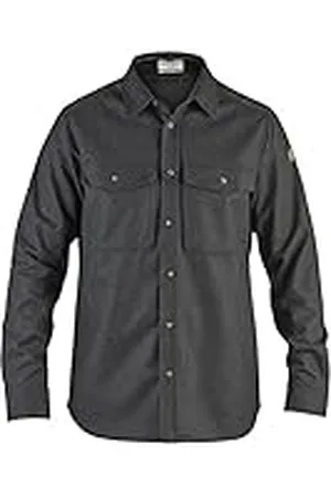 Fjällräven Fjallraven Övik Re-Wool Shirt LS M Long Sleeved T-Shirt, Hombre, , S
