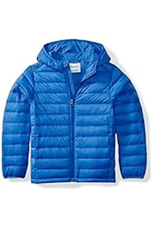 Amazon Chaqueta Acolchada con Capucha, Plegable, Ligera y Resistente a la Lluvia Niño, , 5 años