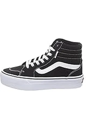 Vans Filmore Hi Platform Zapatillas Para Mujer, Canvas Black/White, 39 EU