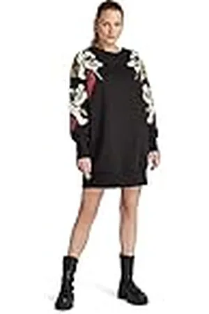 G-Star Para Mujer Loose graphic sweat dress r long sleeve, , XXS