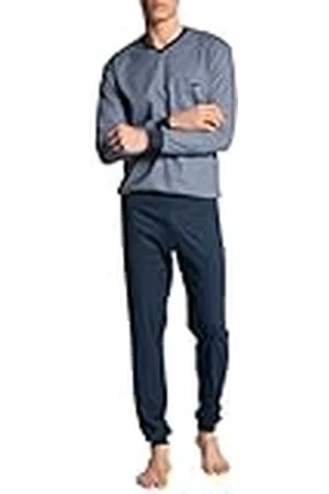 Calida Relax Choice Juego de Pijama, Estado de ánimo índigo, L para Hombre