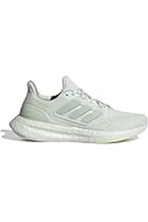 adidas Pureboost 23 Shoes, Zapatillas para Correr Mujer, Crystal Jade/Linen Green Met/Green Spark, 44 2/3 EU