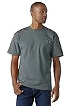 Dickies Heavyweight Crew Neck Short Sleeve tee Camiseta, Azul-Smoke Blue, XL para Hombre