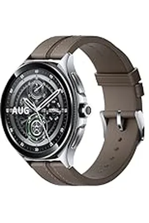 Xiaomi Watch 2 Pro - 4G LTE Silver Case con Correa de Cuero Marrón