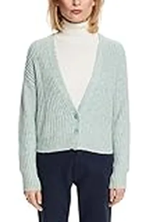 ESPRIT 093eo1i303 Suéter cárdigan, , XS para Mujer