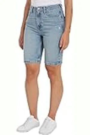 Tommy Hilfiger Vaqueros cortos Mujer Slim fit, Blau (Azul), 28W