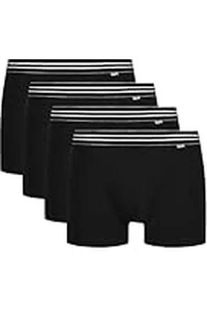 Dim Pack De Bóxers De Algodón Eco Hombre x4, Negro, L