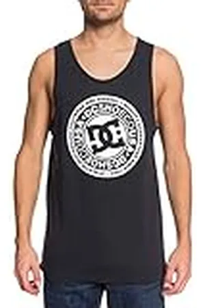 Dcshoes Circle Star - Camiseta Sin Mangas Para Hombre Camiseta Sin Mangas, Hombre, black/snow white, L