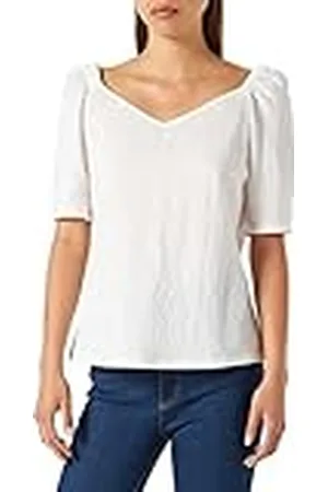 Comma, Camiseta, 0120 Blanco, 42 para Mujer