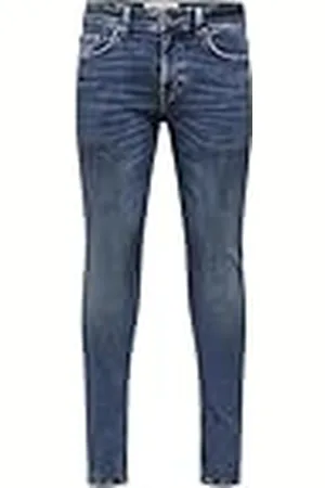 Only & Sons Onswarp Skinny One MBD 9092 Dcc Dnm Noos Vaqueros Ajustados, , 28W x 32L para Hombre
