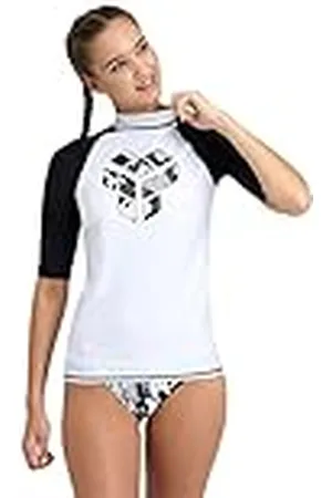 Arena Camiseta de Manga Corta Mujer con protección UV Rash Graphic